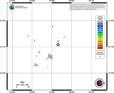 Mappa MCS - territori località