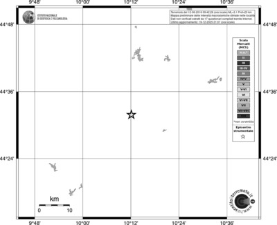 Mappa MCS - territori località
