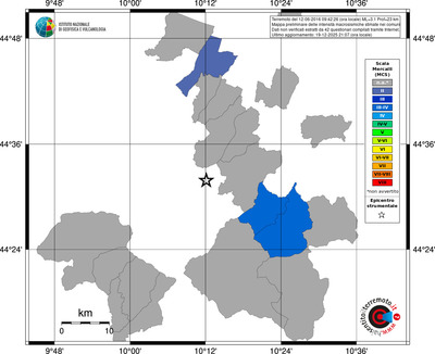 Mappa MCS - territori comuni