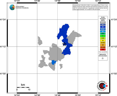 Mappa EMS - territori comuni