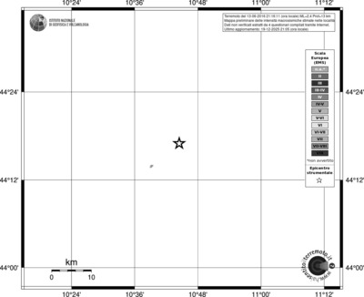 Mappa EMS - territori località