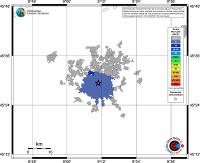 Mappa MCS - territori località