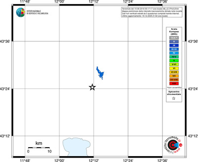 Mappa EMS - territori località