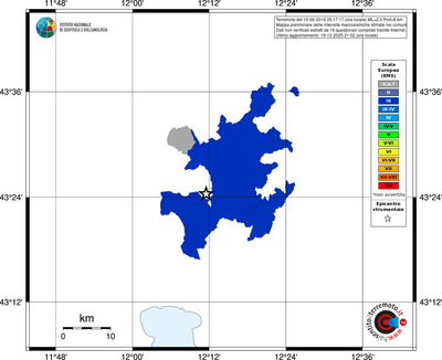 Mappa EMS - territori comuni
