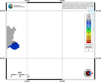 Mappa EMS - territori comuni
