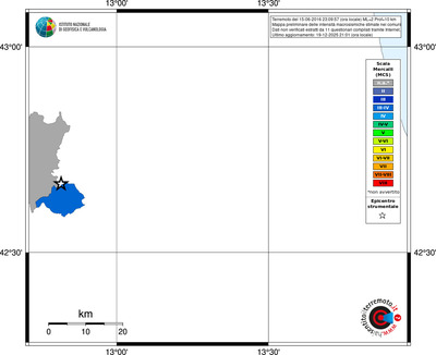 Mappa MCS - territori comuni