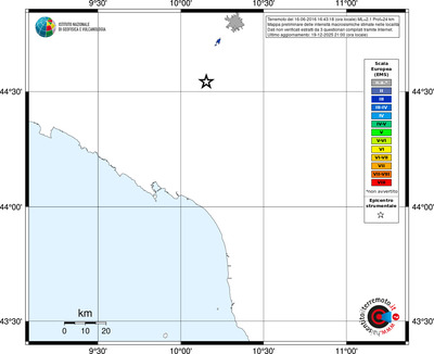 Mappa EMS - territori località