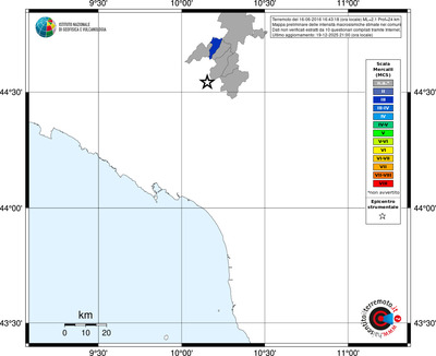 Mappa MCS - territori comuni