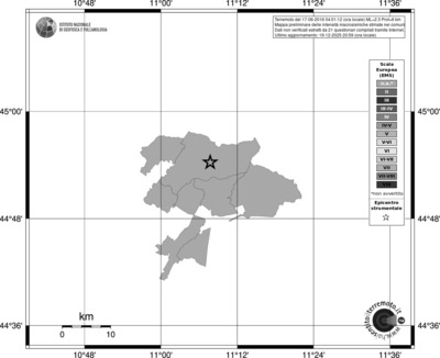 Mappa EMS - territori comuni