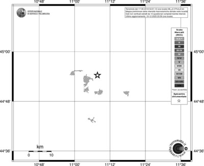 Mappa MCS - territori località