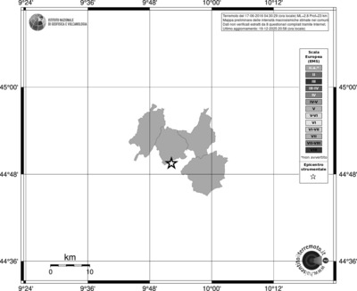 Mappa EMS - territori comuni