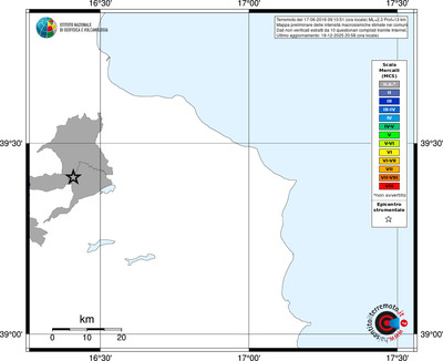 Mappa MCS - territori comuni