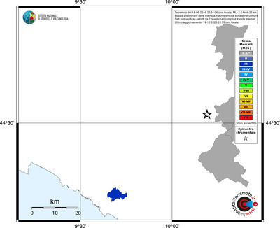 Mappa MCS - territori comuni