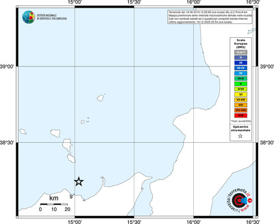 Mappa EMS - territori località