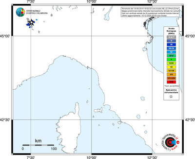 Mappa EMS - territori comuni