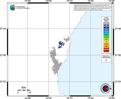 Mappa MCS - territori località