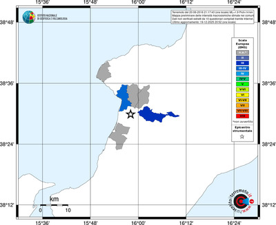 Mappa EMS - territori comuni