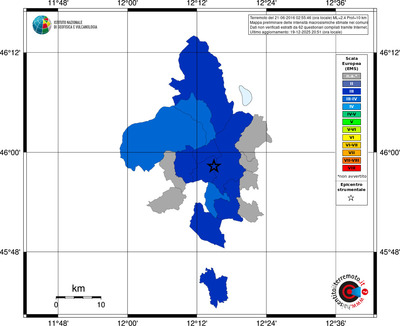 Mappa EMS - territori comuni