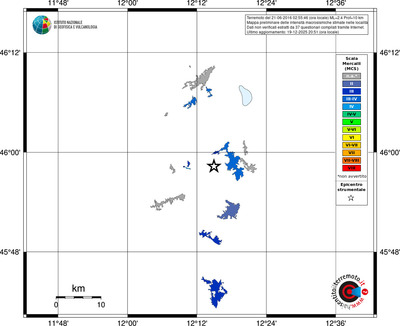 Mappa MCS - territori località