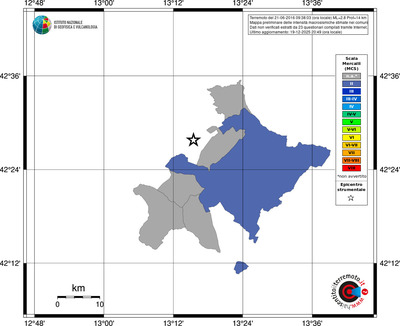 Mappa MCS - territori comuni