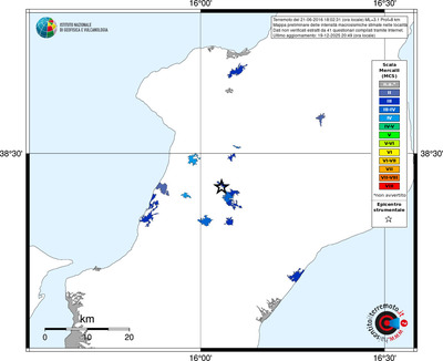 Mappa MCS - territori località