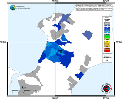 Mappa MCS - territori comuni