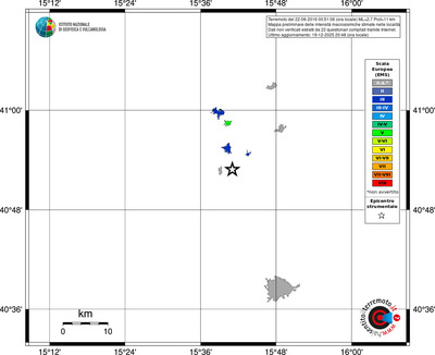 Mappa EMS - territori località