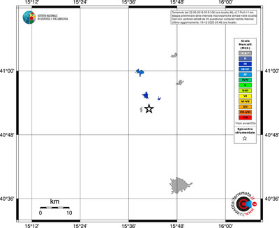 Mappa MCS - territori località