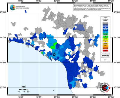 Mappa EMS - territori comuni