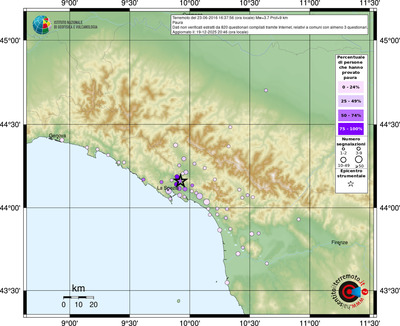 Mappa comuni con almeno 3 questionari