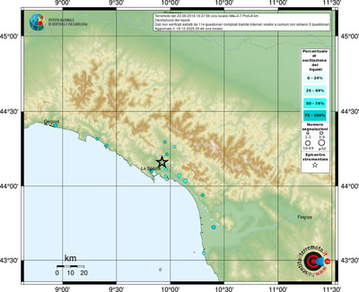 Mappa comuni con almeno 3 questionari