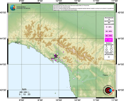 Mappa comuni con almeno 3 questionari