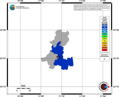Mappa EMS - territori comuni