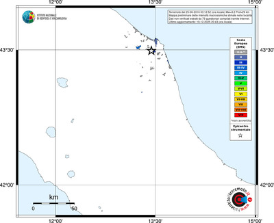 Mappa EMS - territori località