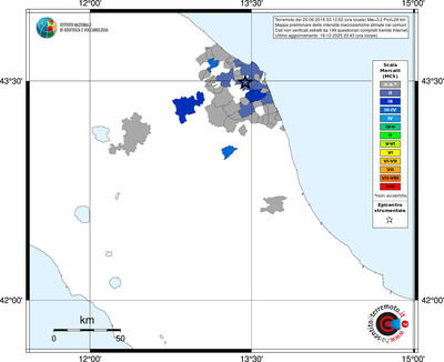 Mappa MCS - territori comuni