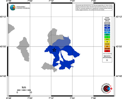 Mappa MCS - territori comuni