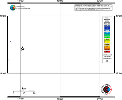 Mappa EMS - territori località
