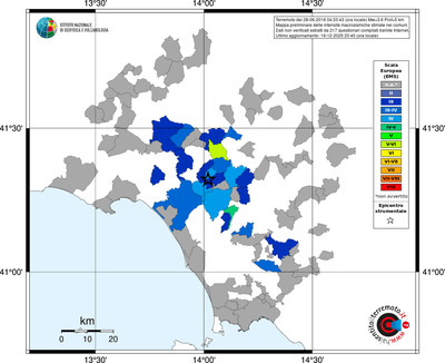 Mappa EMS - territori comuni