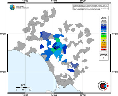 Mappa MCS - territori comuni