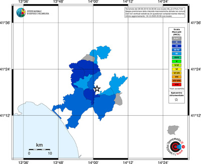 Mappa MCS - territori comuni
