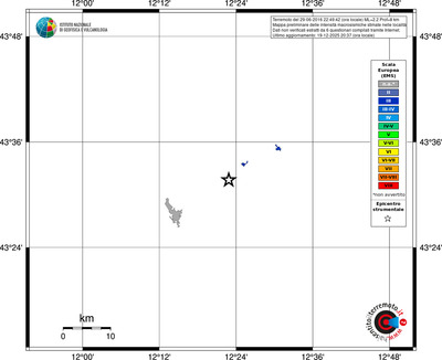 Mappa EMS - territori località