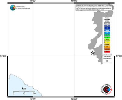 Mappa MCS - territori comuni