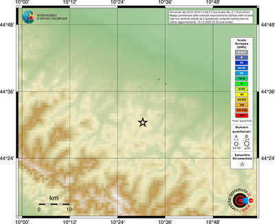 Mappa EMS - località