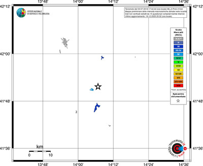 Mappa MCS - territori località