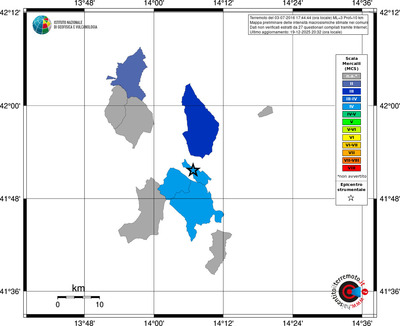 Mappa MCS - territori comuni