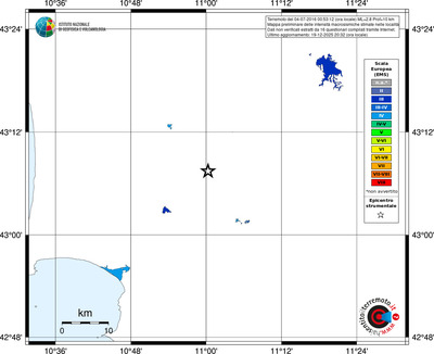 Mappa EMS - territori località