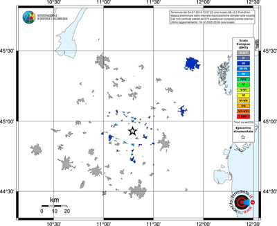 Mappa EMS - territori località