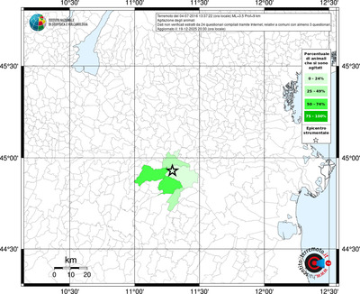 Mappa territorio comunale con almeno 3 questionari