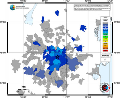 Mappa EMS - territori comuni