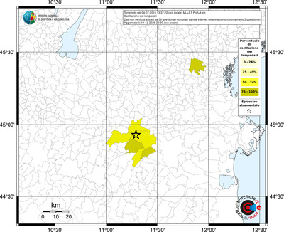 Mappa territorio comunale con almeno 3 questionari